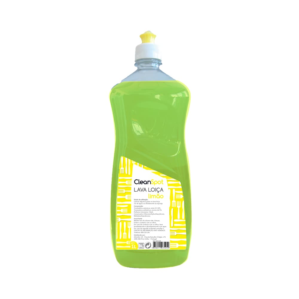 Detergente Manual Loiça Cleanspot Limão 1L