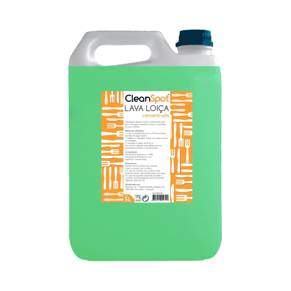 Detergente Manual Loiça Concentrado Cleanspot 5L