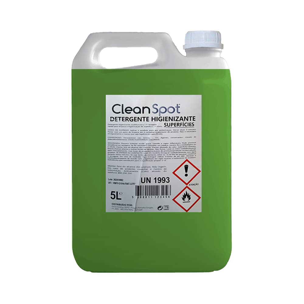 Detergente Cleanspot Higienizante Superficies 5L