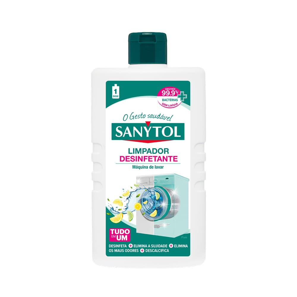 Limpa Máquina Roupa Desinfetante Sanytol 240ml