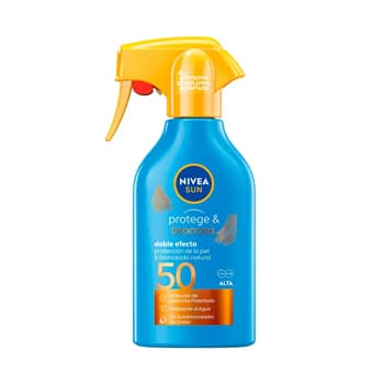 Protetor Solar SPF50 Nivea Sun Protege Bronzeia Spray 270ml