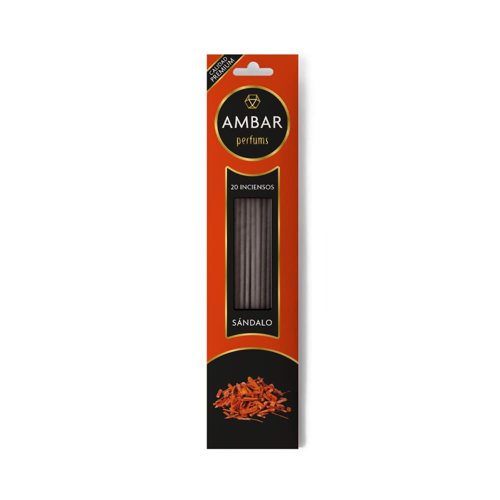 Incenso Sticks Ambar Sândalo 20un