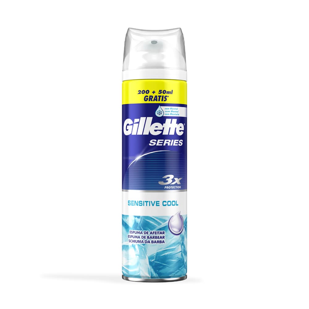 Espuma Barbear GILLETTE Series Sensitive Cool 250ml