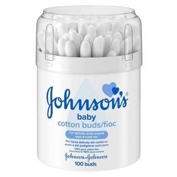 Cotonetes JOHNSONS 100un
