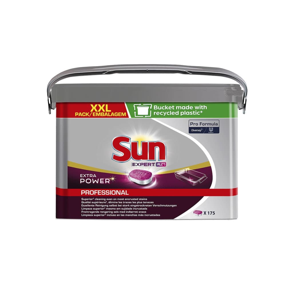 Detergente Máquina Loiça Pastilhas Sun Pro Extra Pow175un