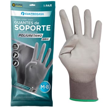 Luvas Poliuretano Tamanho 10 (XL) Cinzentas