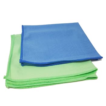 Pano Microfibra 38x40cm Vidros/Espelhos Sortido Pack 2un