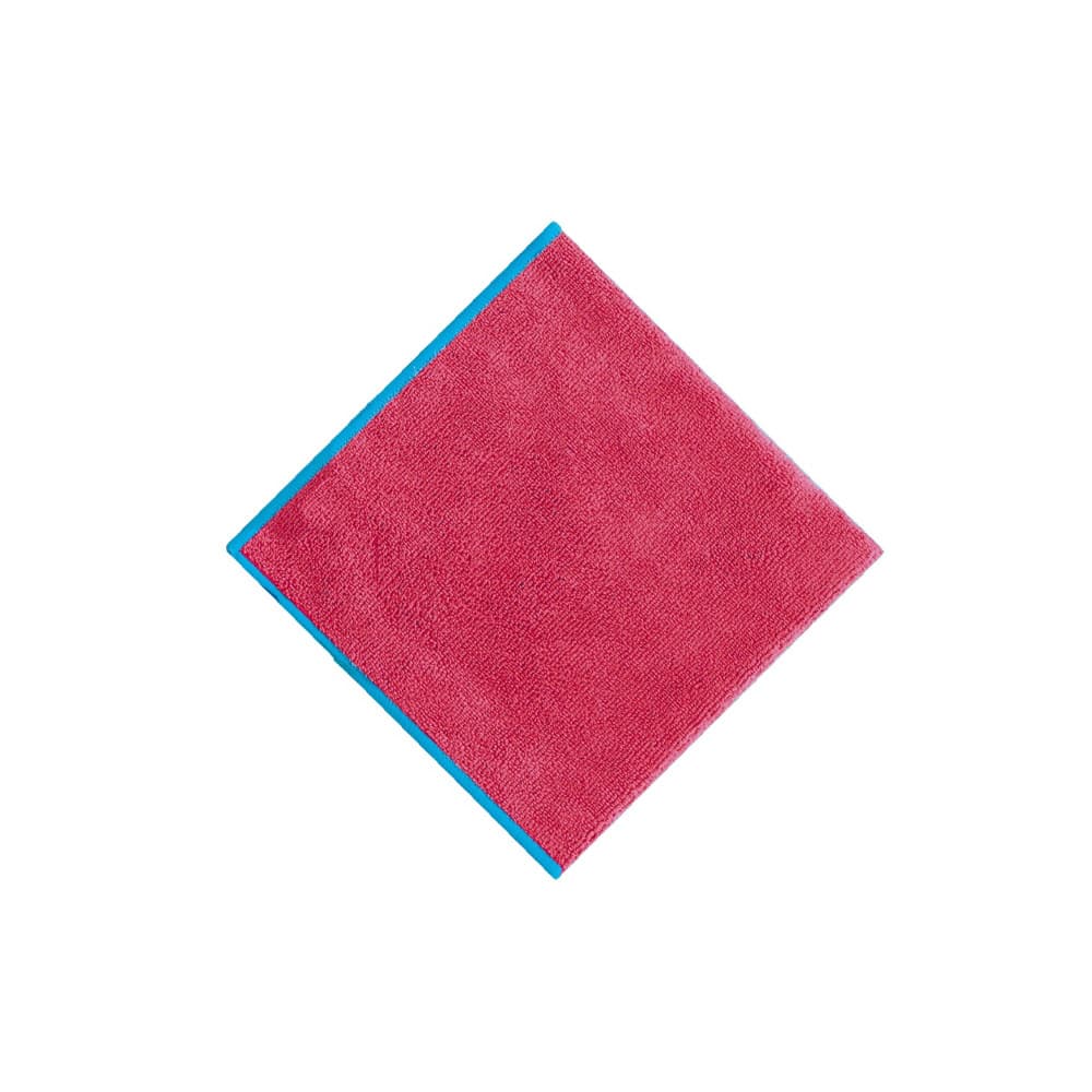 Pano Microfibra 40x40cm 300g Terry Vermelho Pack 5un