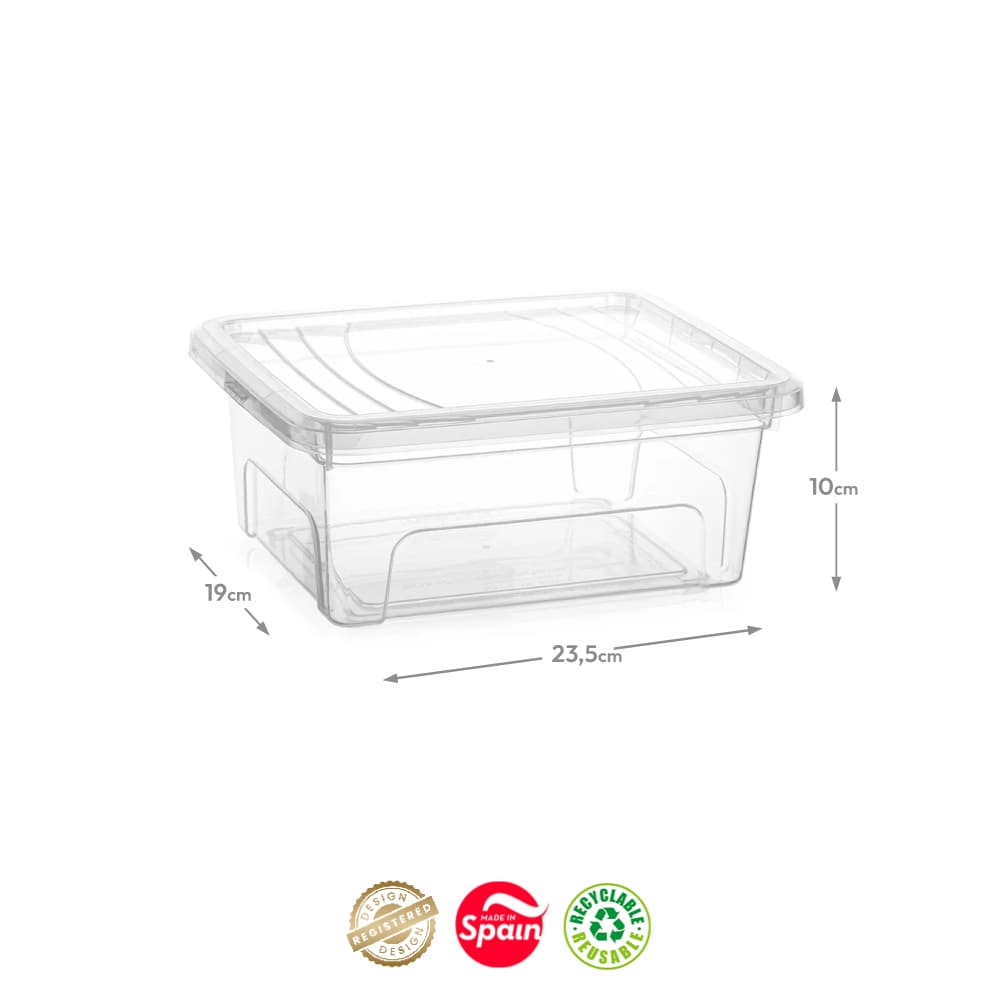 Caixa Plástico Easy 19x23,5x10cm 2,6L