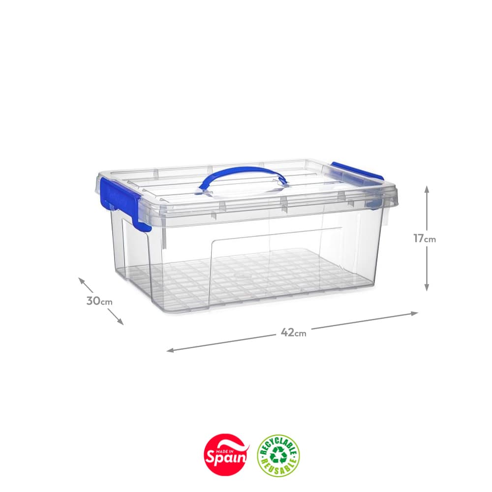 Caixa Plástico 30x42x17cm 12,6L