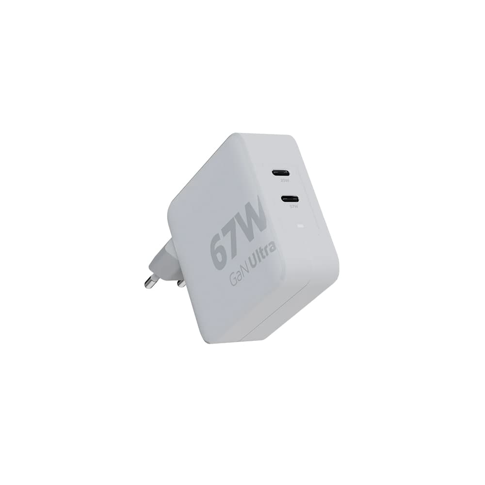 Carregador USB-C PD/GaN 67W Branco