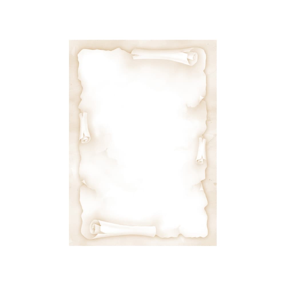 Papel Temático Pergaminho A4 90g 20 Folhas