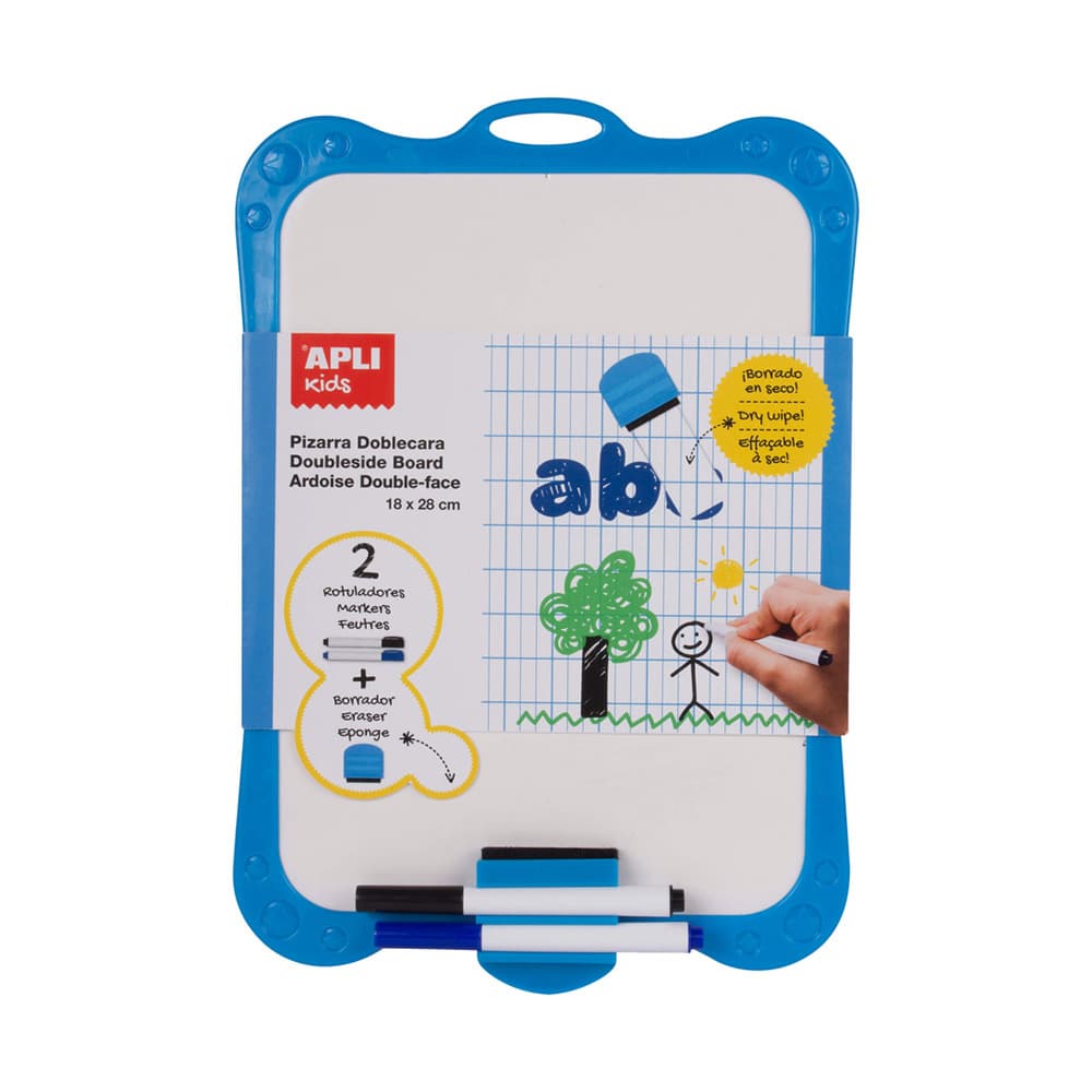 Quadro Branco Dupla-Face Apli 180x280mm 1un