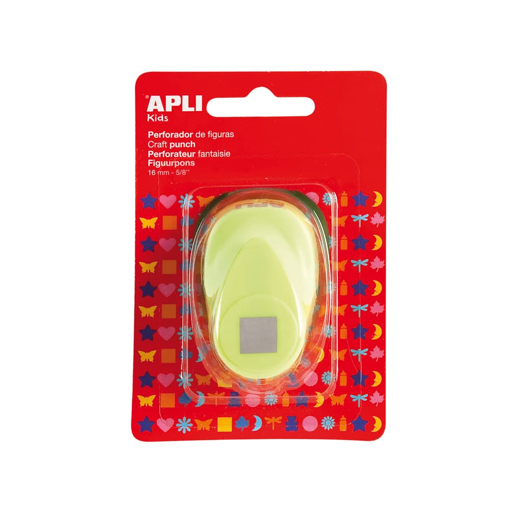 Furador Apli forma em Quadrado Verde