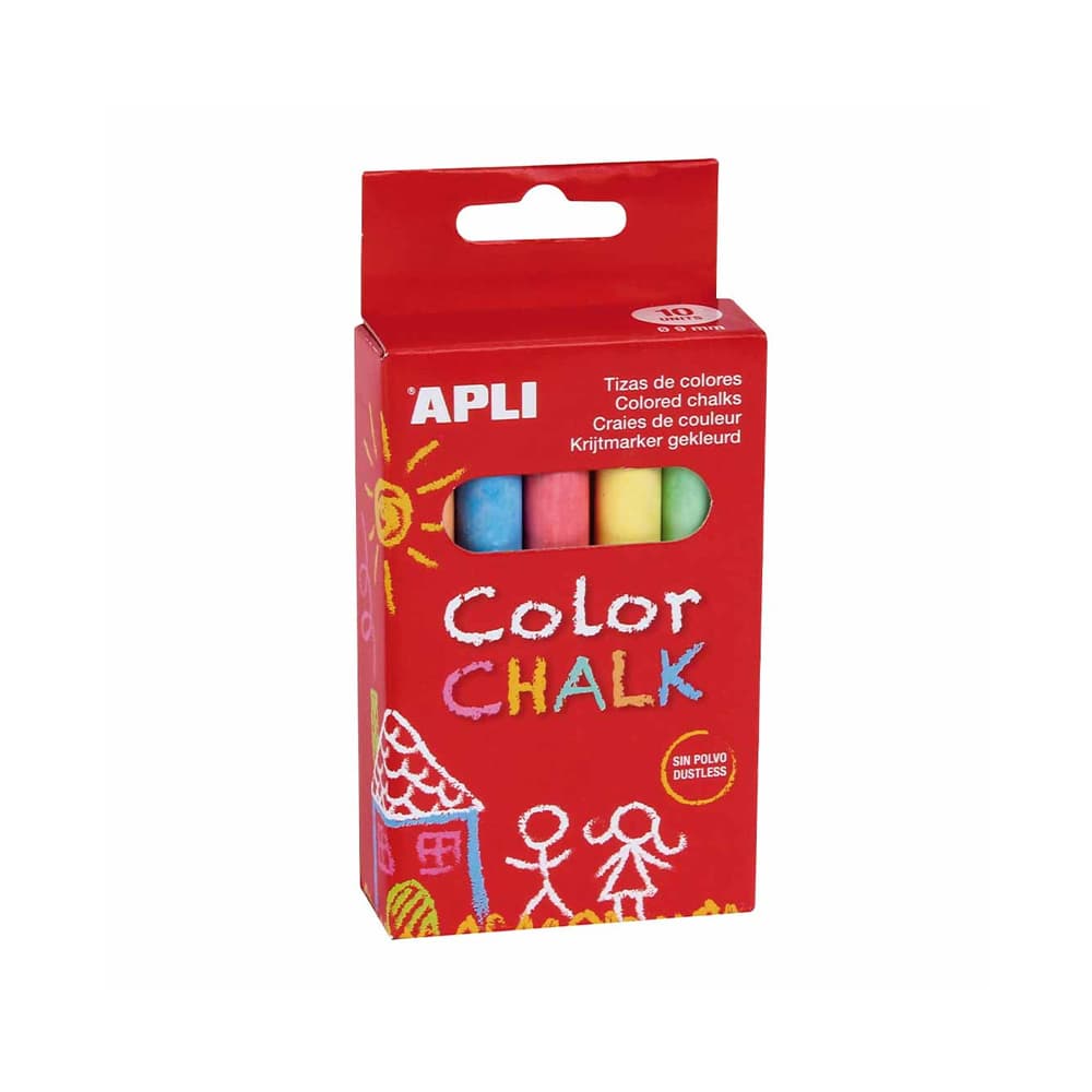 Giz Cores Sortidas Apli Cx 10un