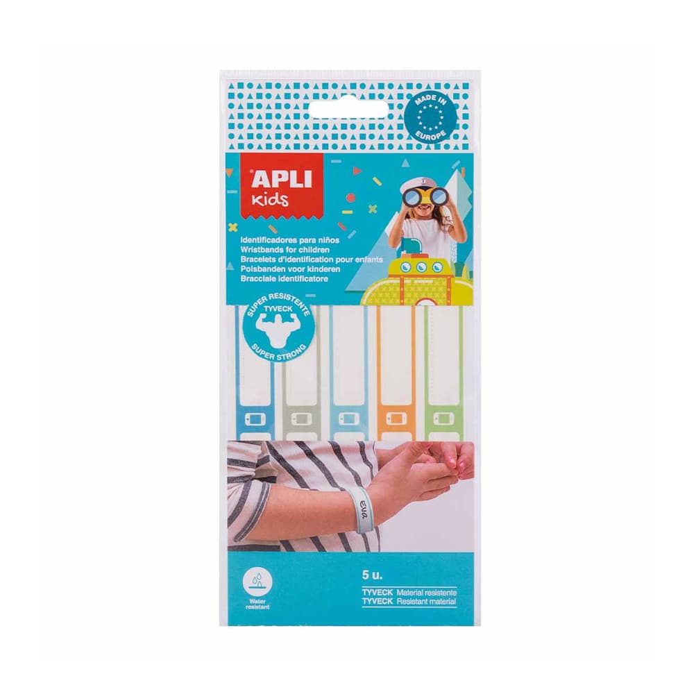 Pulseiras Identificação Apli Kids Sortido 5un