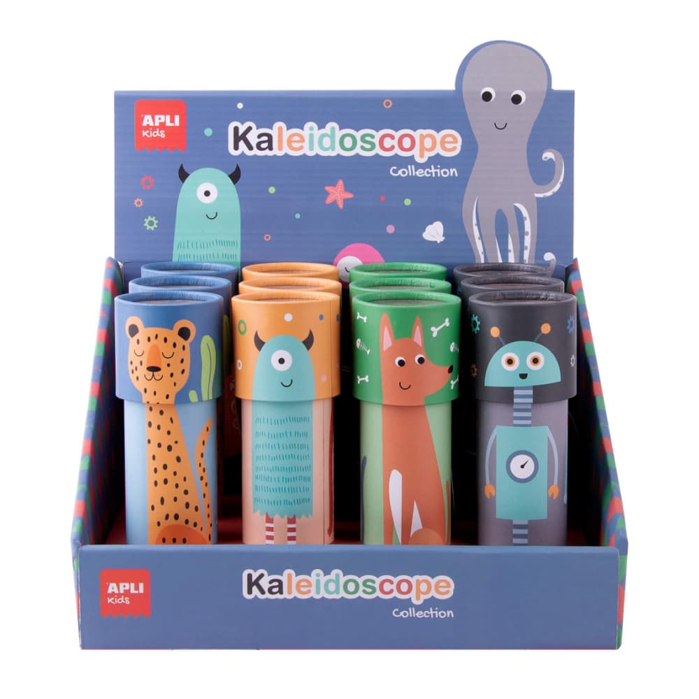 Caleidoscópios 4 Designs Expositor 12un