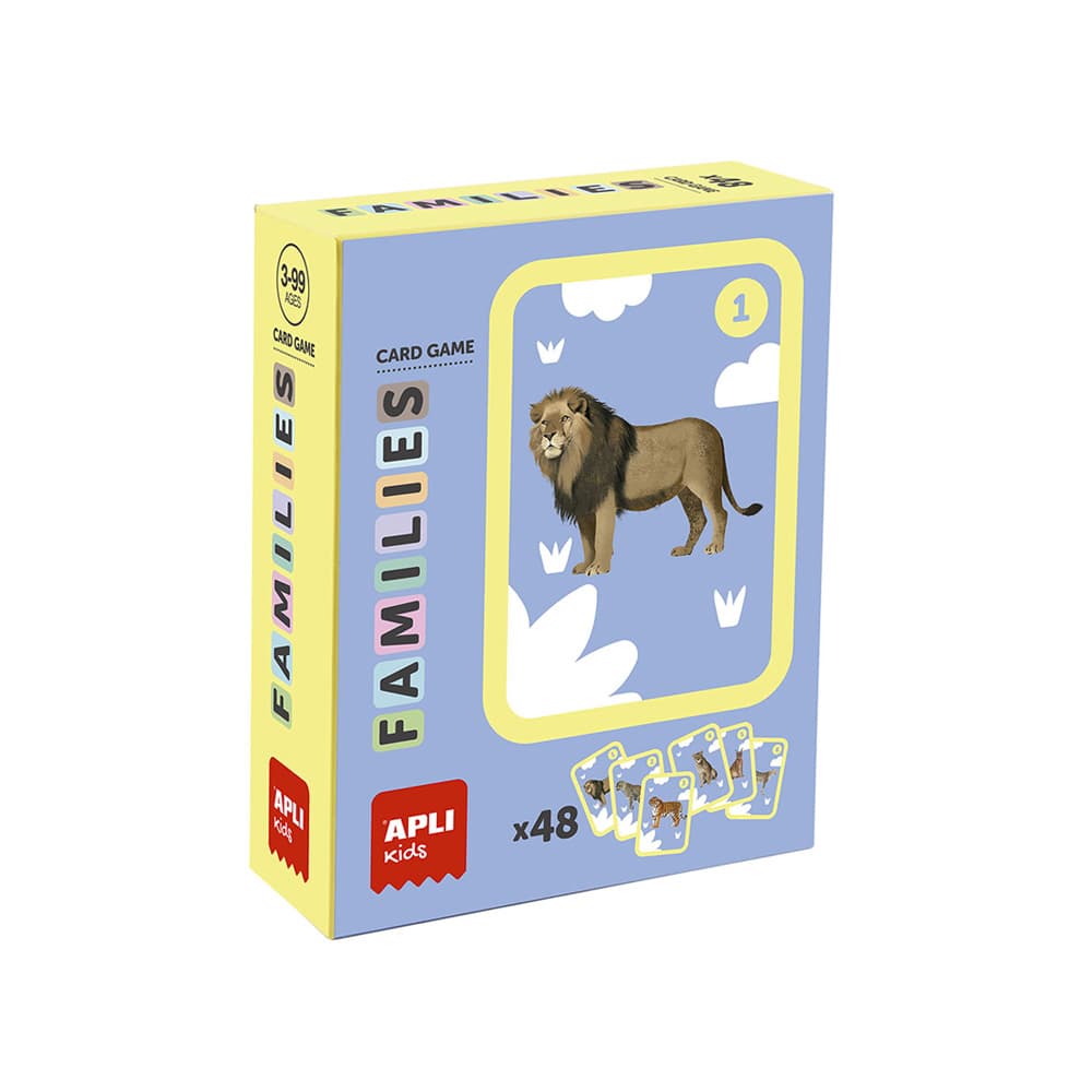 Jogo Apli Kids Família Animais 48 Cartas