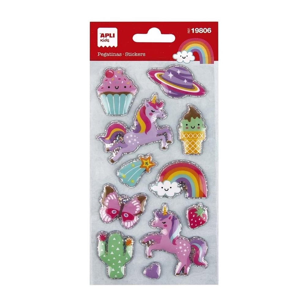 Autocolante Mundo Unicórnio 1 Folha