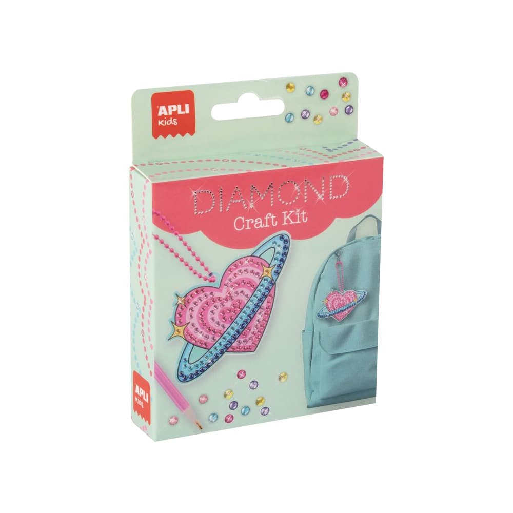Kit Craft Adereço Planeta Coração Apli Kids