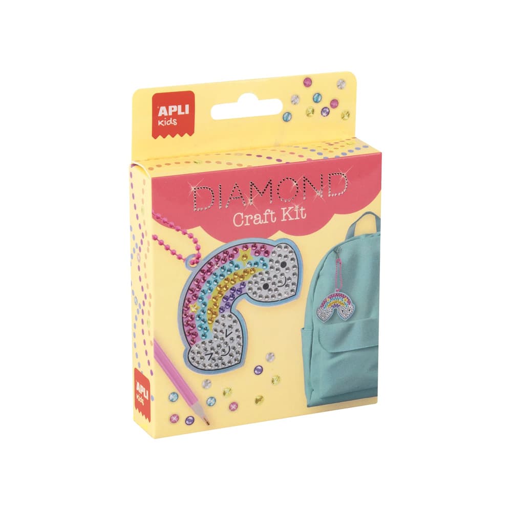 Kit Craft Adereço Diamond Arco-Íris Apli Kids