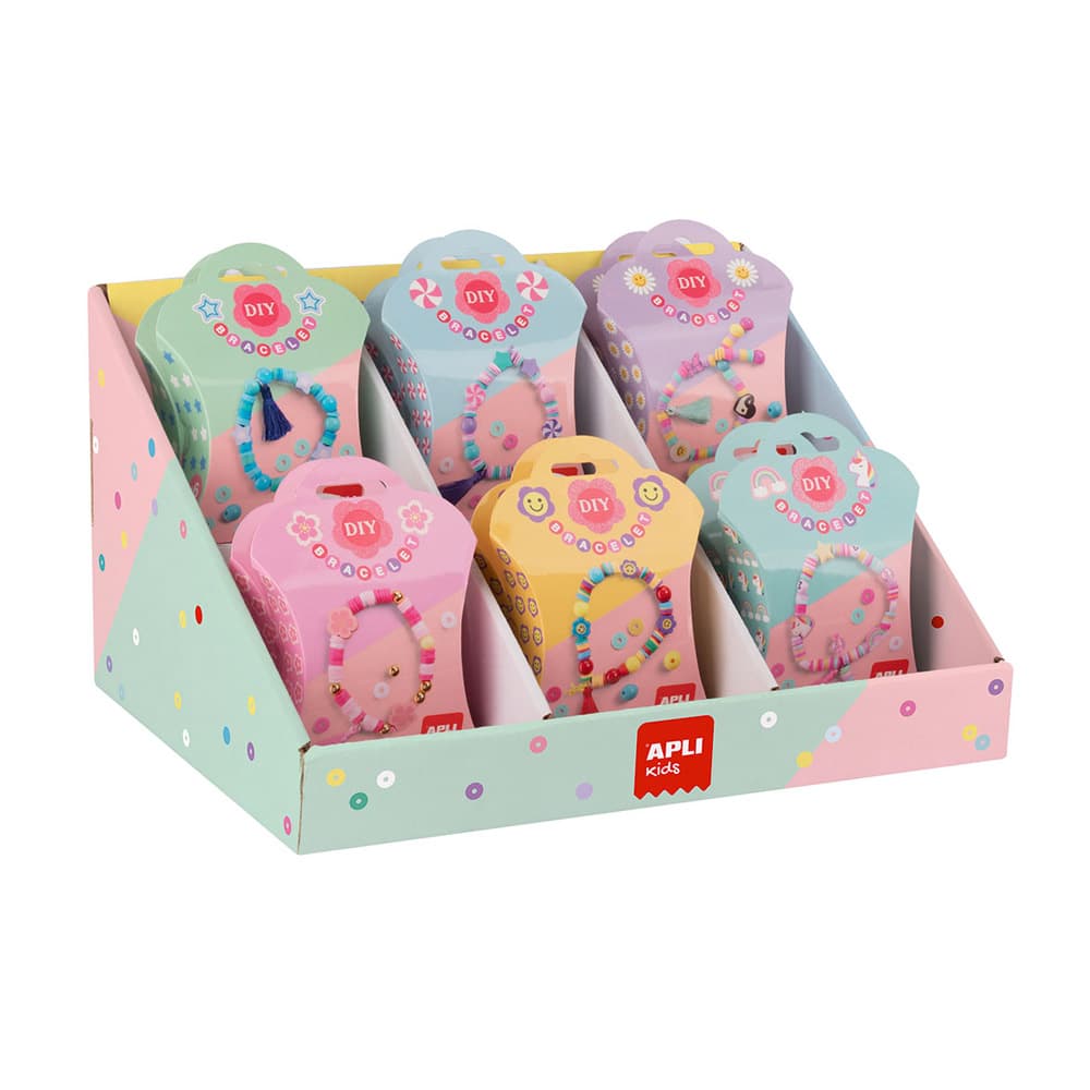 Kit Pulseiras DIY Apli Kids Expositor 18un