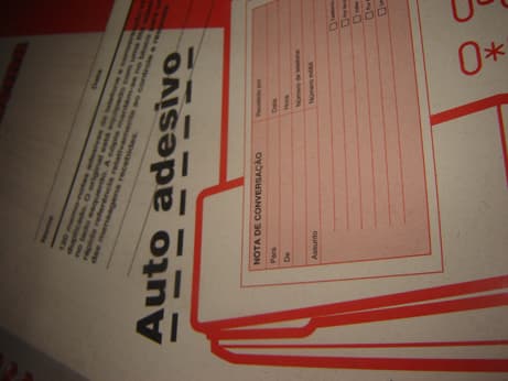 Bloco Notas Telefónicas Espiral com Duplicado