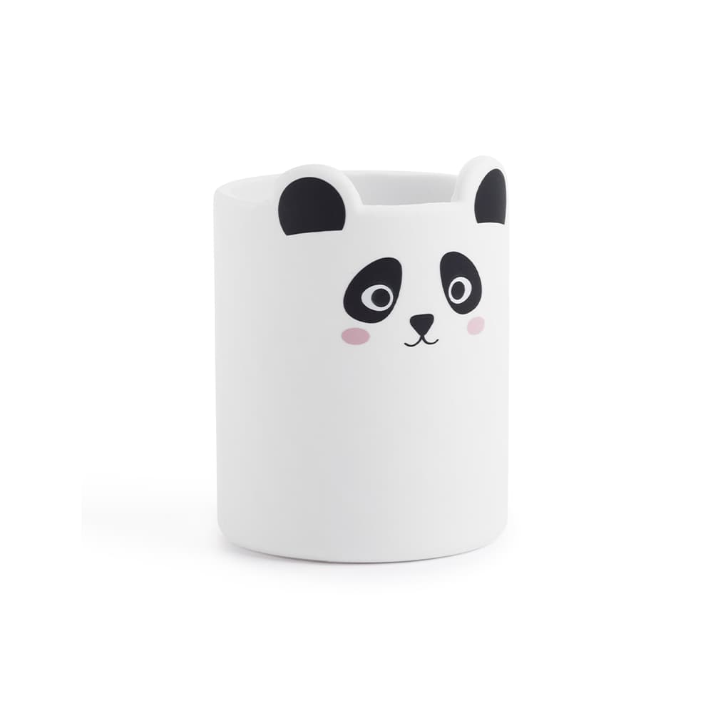 Porta Lápis Silicone Redondo Wildly Panda
