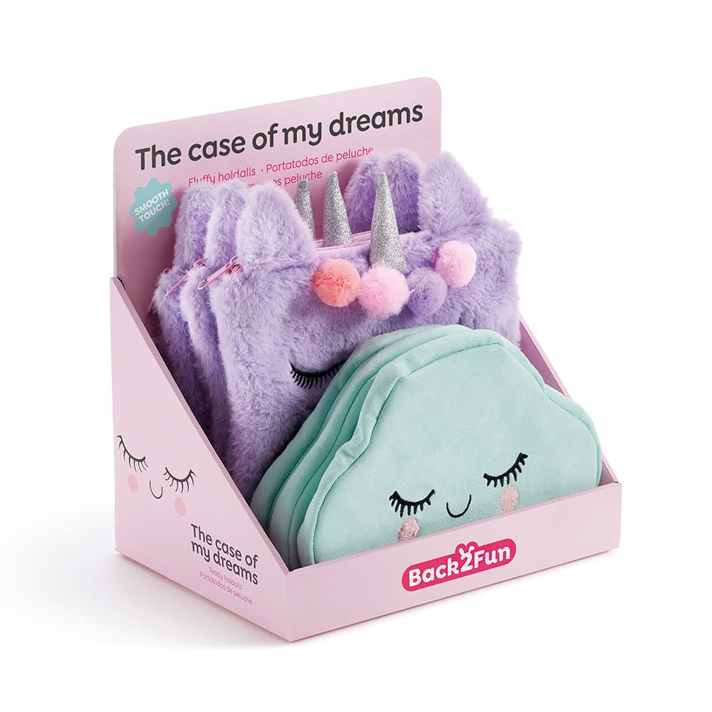 Estojo Unicórnio/Nuvem Expositor 6un