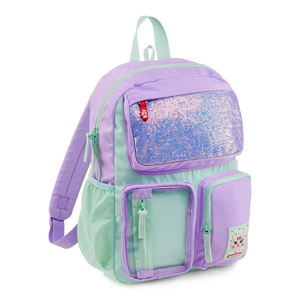 Mochila Infantil Turquesa e Lilás 17L