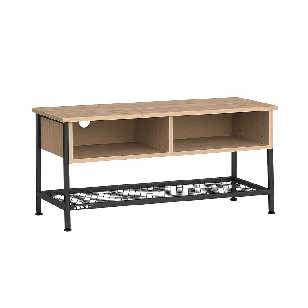 Móvel TV 2 Compartimentos 100x40x50cm Carvalho Claro