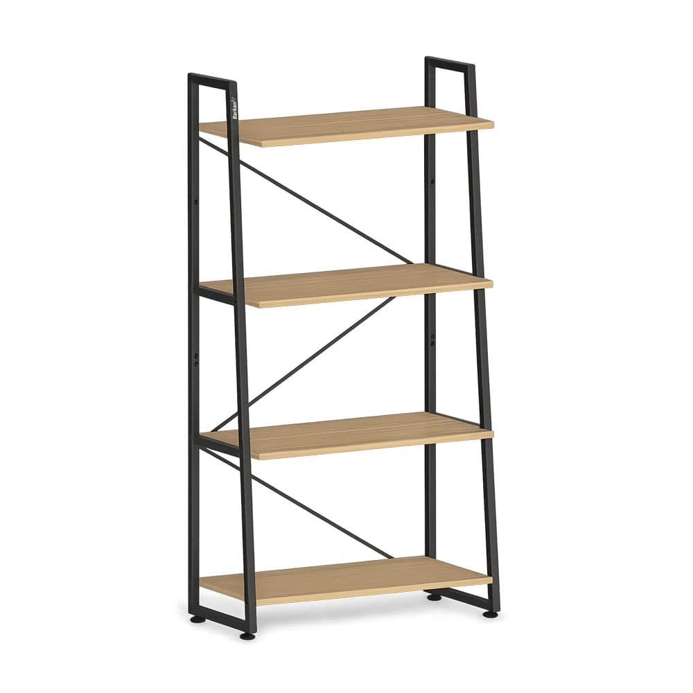 Estante 4 Prateleiras 70x30x134cm Carvalho Claro