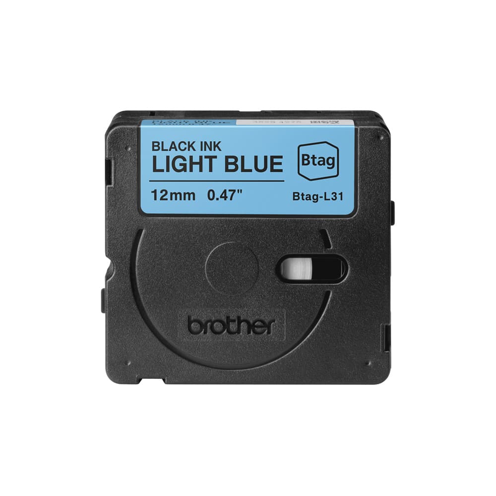 Fita Btagl31 12mmx4mts Azul Claro/Preto