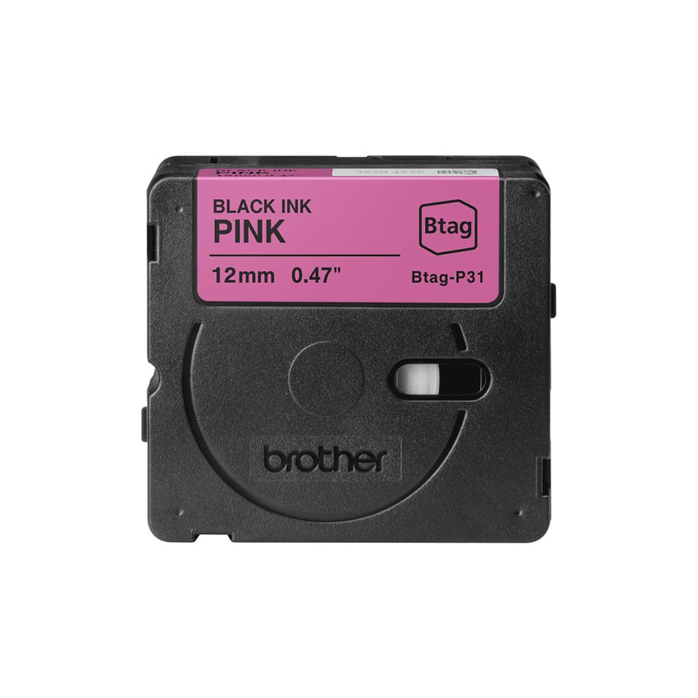 Fita Btagp31 12mmx4mts Rosa/Preto