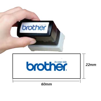 Carimbo 22x60mm Preto Brother PR2260B6P 6un