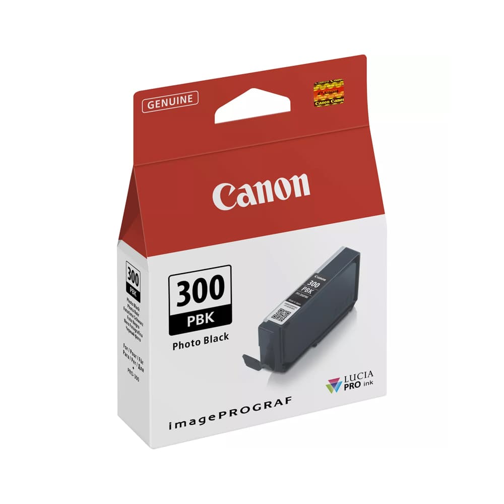Tinteiro Canon PFI-300 Preto Foto 4193C001 14,4ml