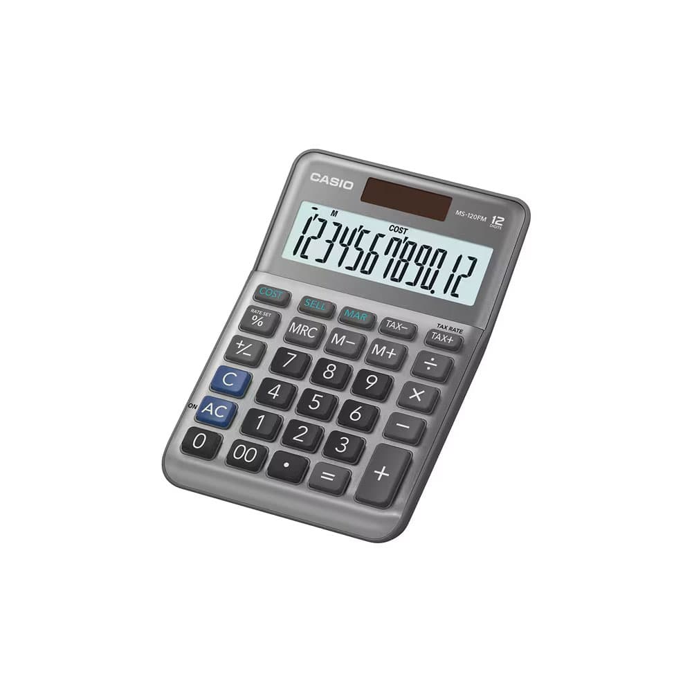Calculadora Secretária Casio MS120FM 12 Dígitos