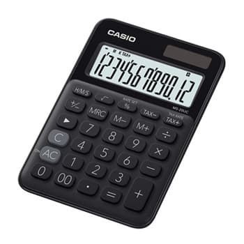 Calculadora Secretária Casio MS20UCBK Preto 12 Dígitos