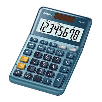 Calculadora Secretária Casio MS80E 8 Dígitos