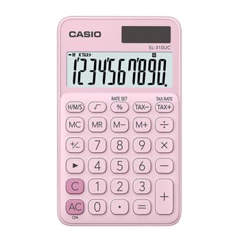Calculadora de Bolso Casio SL310UCPK Rosa 10 Digitos