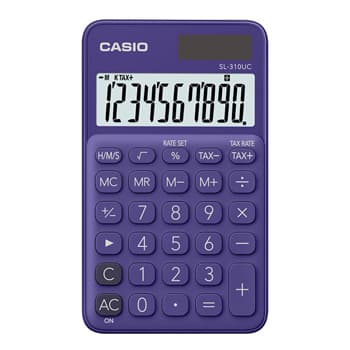 Calculadora de Bolso Casio SL310UCPL Roxo 10 Digitos
