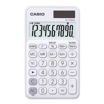 Calculadora de Bolso Casio SL310UCWE Branco 10 Digitos