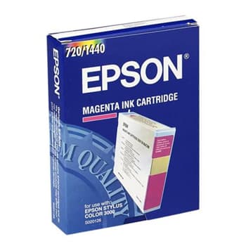 Tinteiro Epson S020126 Magenta C13S020126 110ml 3200 Pág.