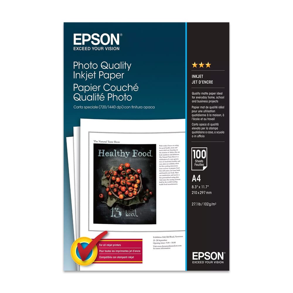 Papel A4 102g Inkjet Foto Mate 100 Folhas