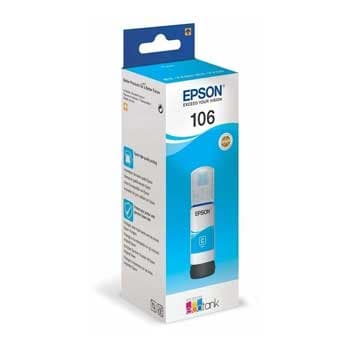 Tinteiro Epson 106 Azul C13T00R240 70ml 5000 Pág.
