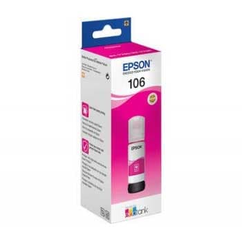 Tinteiro Epson 106 Magenta C13T00R340 70ml 5000 Pág.