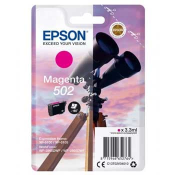 Tinteiro Epson 502 Magenta C13T02V34010 3,3ml
