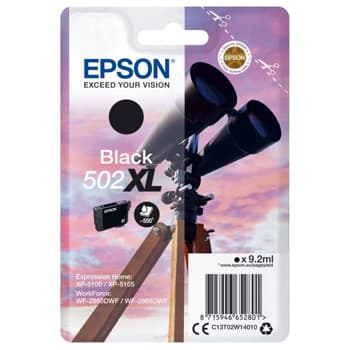 Tinteiro Epson 502XL Preto C13T02W14010 9,2ml