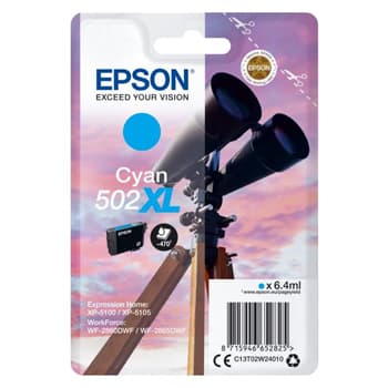 Tinteiro Epson 502XL Azul C13T02W24010 6,4ml