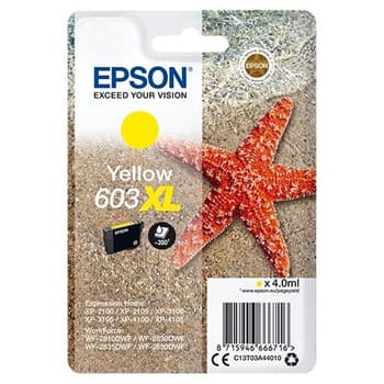 Tinteiro Epson 603XL Amarelo C13T03A44010 4ml